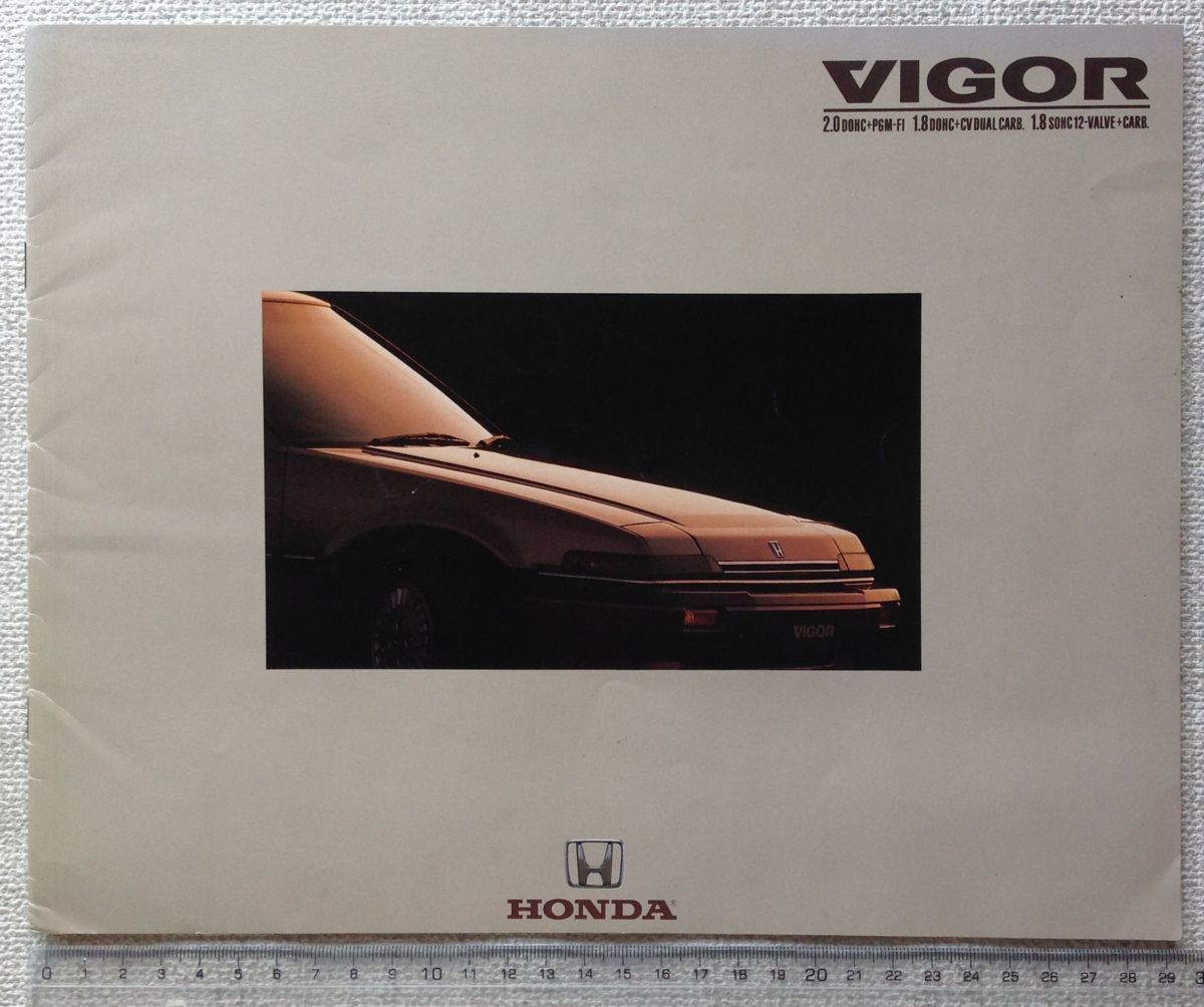 86657 SALE 61%OFF 旧車 昭和60年 新作入荷!! ホンダ ビガー 2代目 E-CA VIGOR 前期型デビュー時のカタログ 1985年 当時物 リトラクタブルヘッドが特徴
