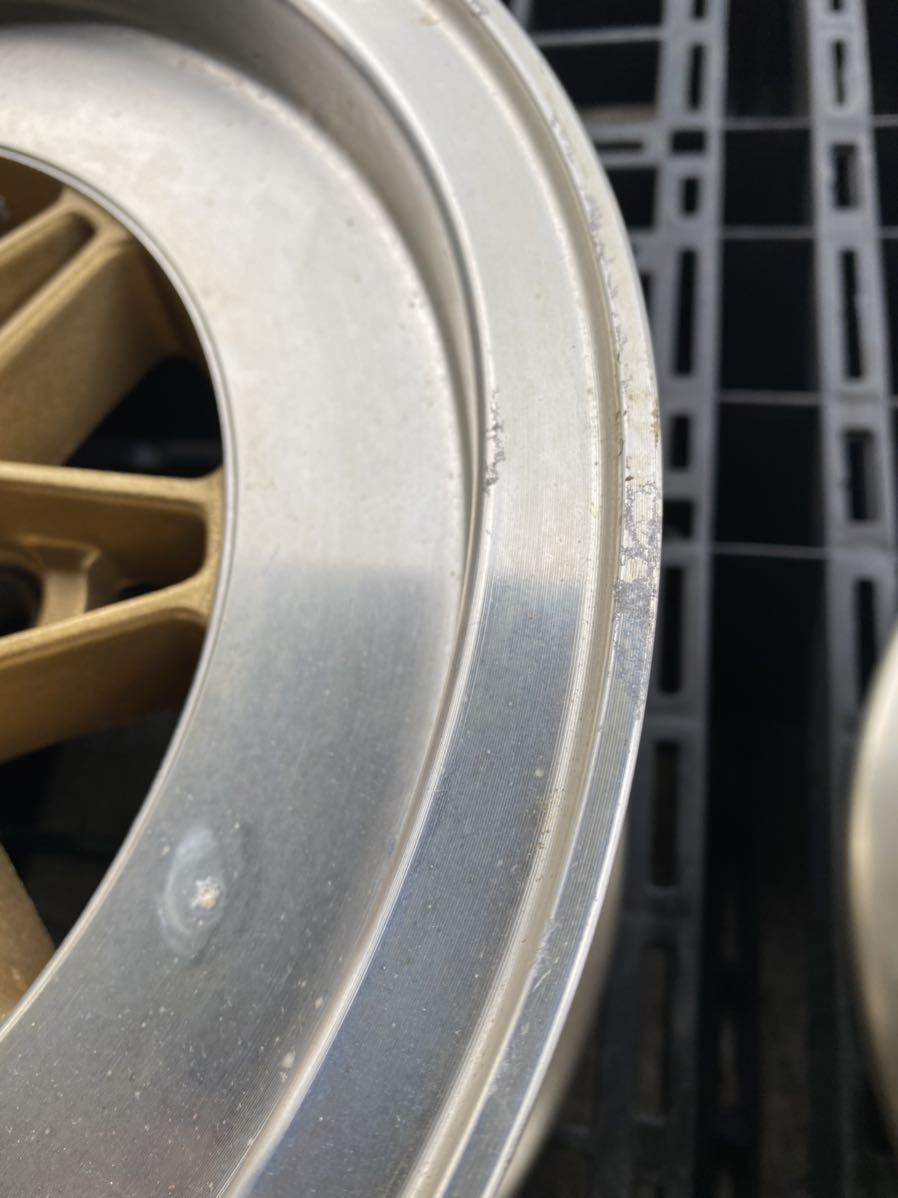 ワークエクイップ 旧車 当時物 WORK アルミホイール 13インチ 6J 114.3 2本セット 4
