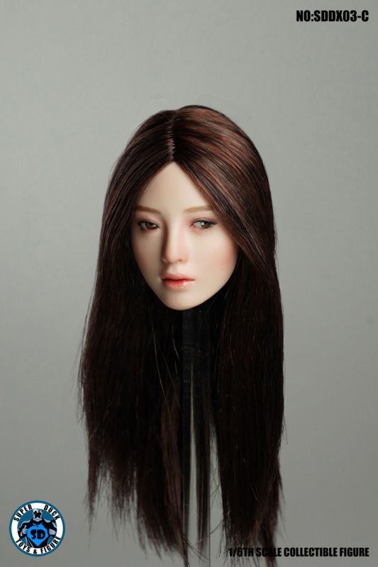 Yahoo!オークション - 1/6 眼球可動 女性ヘッドSuper Duck製 Yahoo!オークション - 1/6 眼球可動 女性ヘッドSuper Duck製