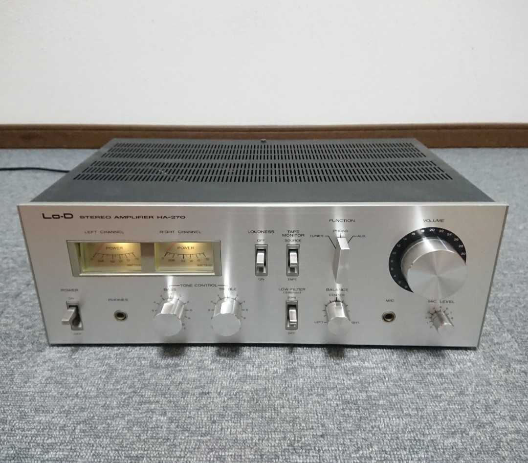 Yahoo!オークション - 日立 Lo-D HA-270 プリメインアンプ 音 Yahoo!オークション - 日立 Lo-D HA-270 プリメインアンプ 音
