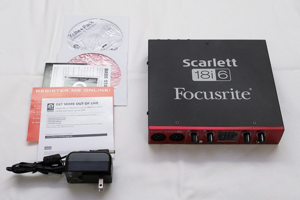 ◇◇Focusrite Scarlett 18i6◇フォーカスライト◇入出力の多い ◇◇Focusrite Scarlett 18i6◇フォーカスライト◇入出力の多い