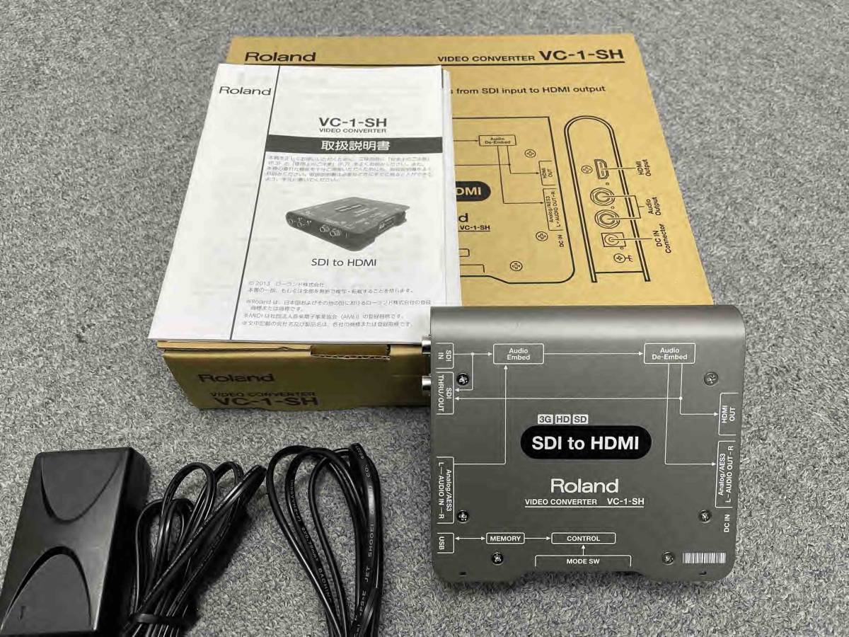 Roland VC-1SH① ビデオコンバーター SDI to HDMI エンベデッド_画像3