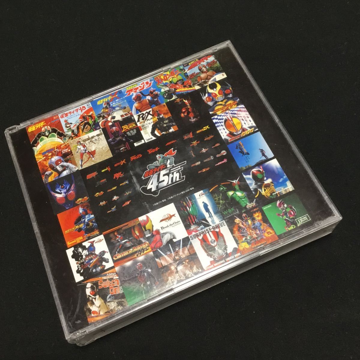 CD Kamen Rider raw .45 anniversary commemoration Showa era rider & Heisei era rider TV theme music Complete the best CD 3 sheets set disk excellent 