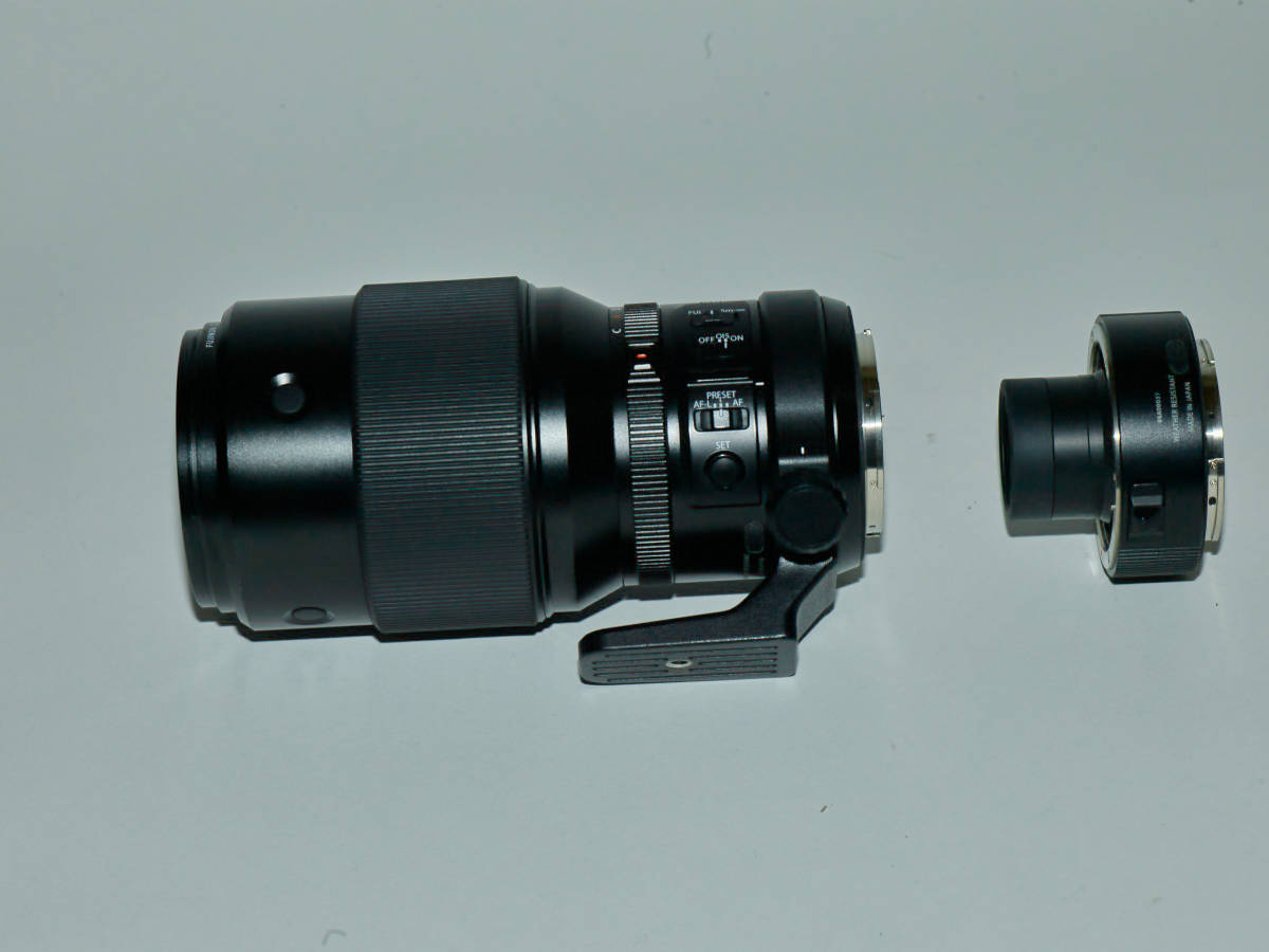 GFX カメラ用　GF250MM F4 と　１.4 倍テレコンバーター　セット　美品