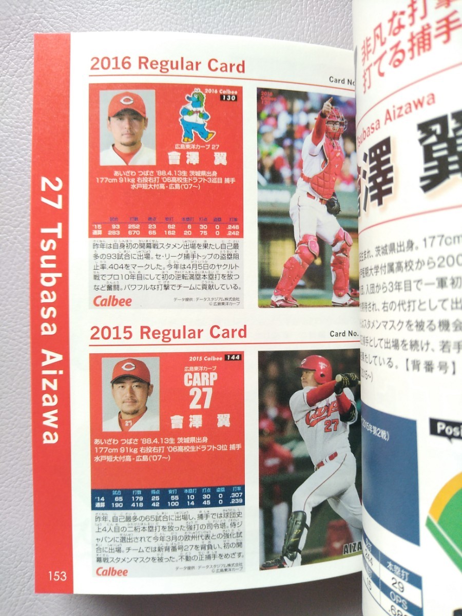 Calbeeプロ野球チップスカード図鑑 広島東洋カープ