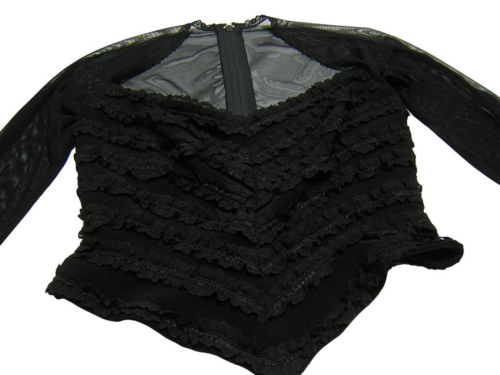 TADASHI SHOJItadasi* show ji bell sleeve blouse tops black black 