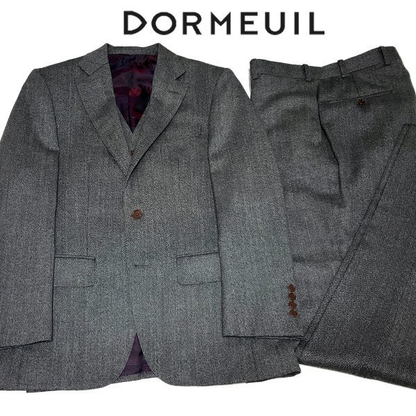 ☆ 新品/秋冬 DORMEUIL IDENTITY ドーメル スリーピーススーツ Sportex オンワード樫山 セミオーダー サンプル品　ホームスパン