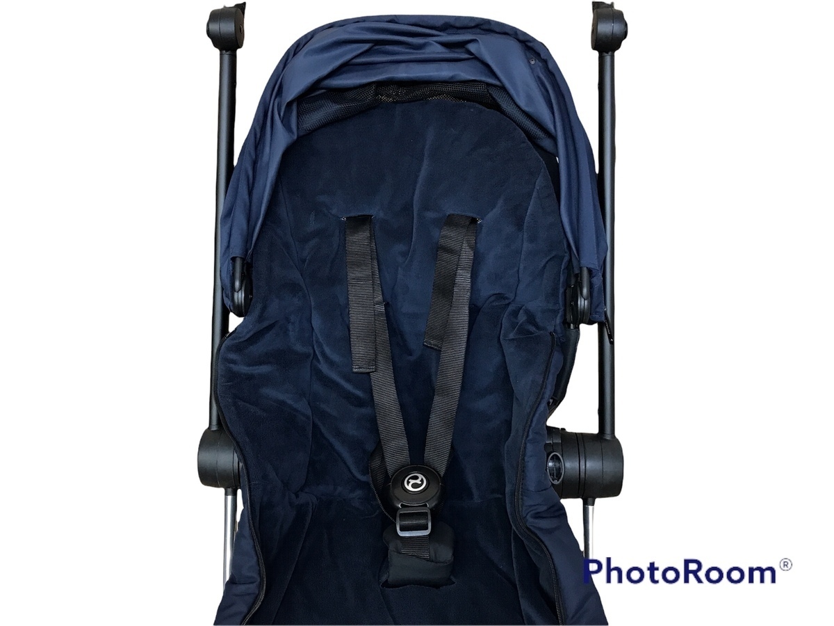 cybex MIOS ベビーカー ネイビー A型 サイベックス ミオス ベビー用品 別売り布団付き 寒さ対策 赤ちゃん 幼児 フレーム シート 大容量