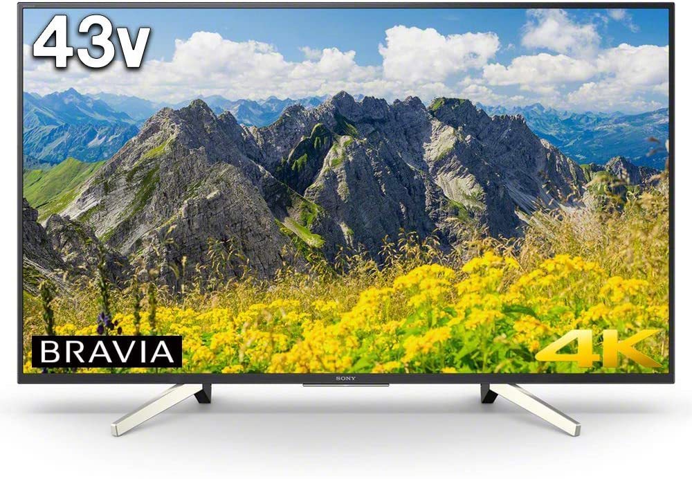 Sony 43V Type 4K Compatible LCD TV KJ-43X7500F Функция беспроводной локальной сети/браузера/YouTube/Amazon Video/Netflix/Hulu/Disney +