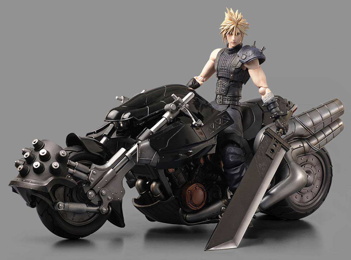 ファイナルファンタジーVII リメイク FINAL FANTASY VII REMAKE PLAY ARTS 改 クラウド ストライフ  ハーディ＝デイトナ セット