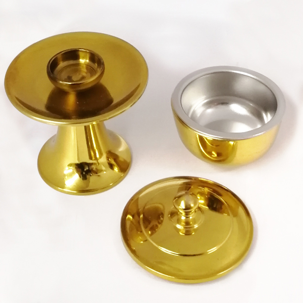 茶湯器「茶湯器 金色 4.0寸」仏具 落とし付 茶湯器「茶湯器 金色 4.0寸」仏具 落とし付