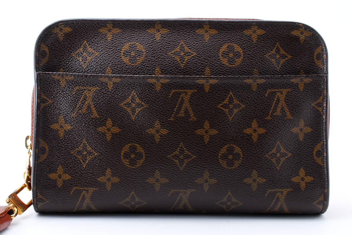 【1円スタート】LOUIS VUITTON　ルイヴィトン　モノグラム オルセー クラッチバッグ ハンドバッグ セカンドバッグ M51790 ベタなし 22-0700_画像2