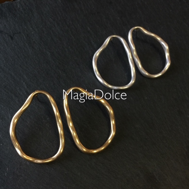  free shipping *MagiaDolce 5371* deformation hoop earrings Gold earrings simple earrings adult pretty lady's earrings simple earrings piece .. earrings 