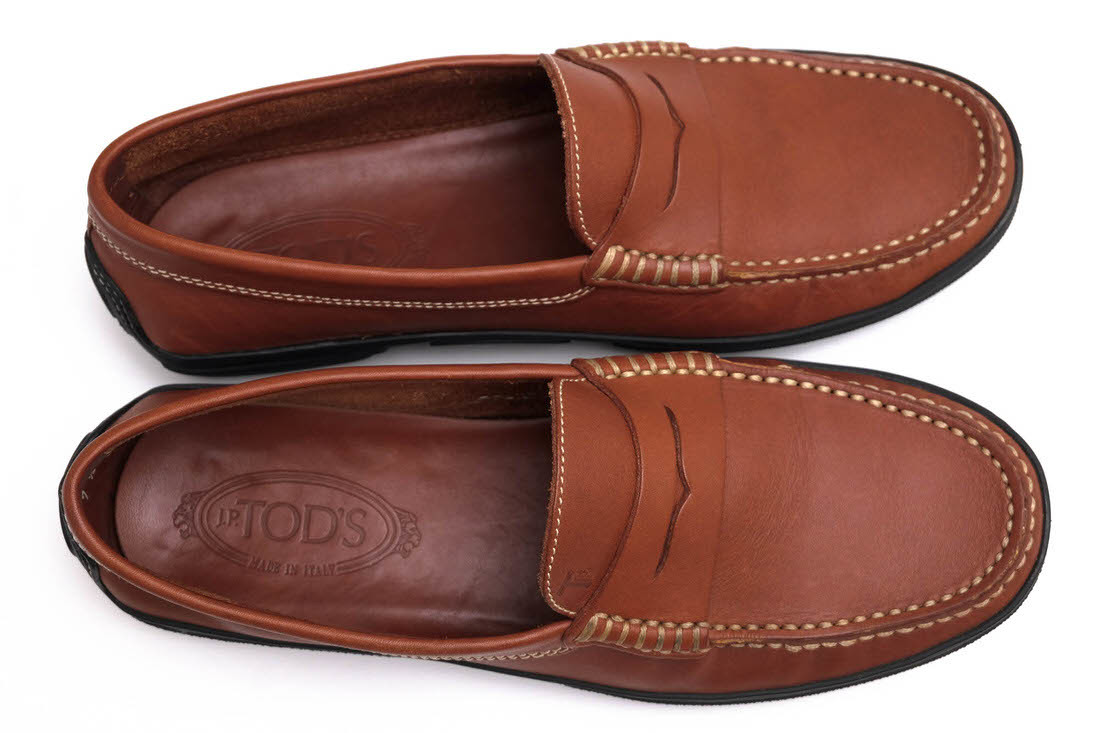 美品!TOD'S トッズ コインローファー シューズ 牛革 カーフ
