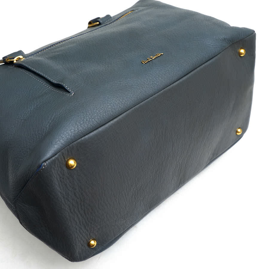 Paul Smith ポールスミス ハンドバッグ 牛革 PWN202 ミニボストン シボ