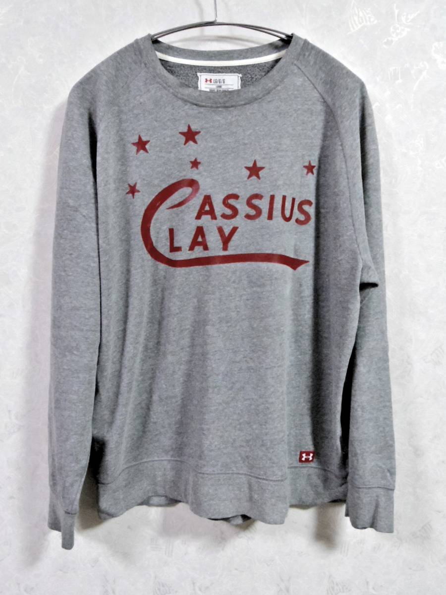 Under Armour Roots Of Fight Boxing 芸能人愛用 薄手スエット l クレイ マレーシア製 アリ カシアス モハメッド Under Armour Roots Of Fight Boxing 芸能人愛用 薄手スエット l クレイ マレーシア製 アリ カシアス モハメッド