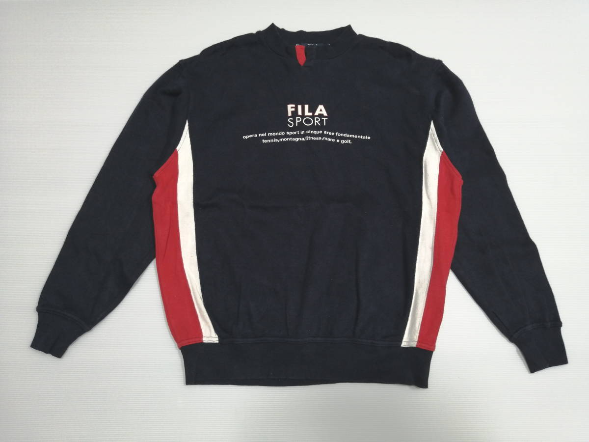 フィラ FILA SPORT 長袖トレーナー スポーツウェア ルームウェア　　トレーニングウェア 石瀬3845_画像1