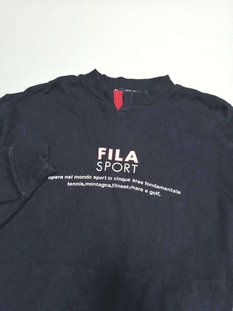 フィラ FILA SPORT 長袖トレーナー スポーツウェア ルームウェア　　トレーニングウェア 石瀬3845_画像3