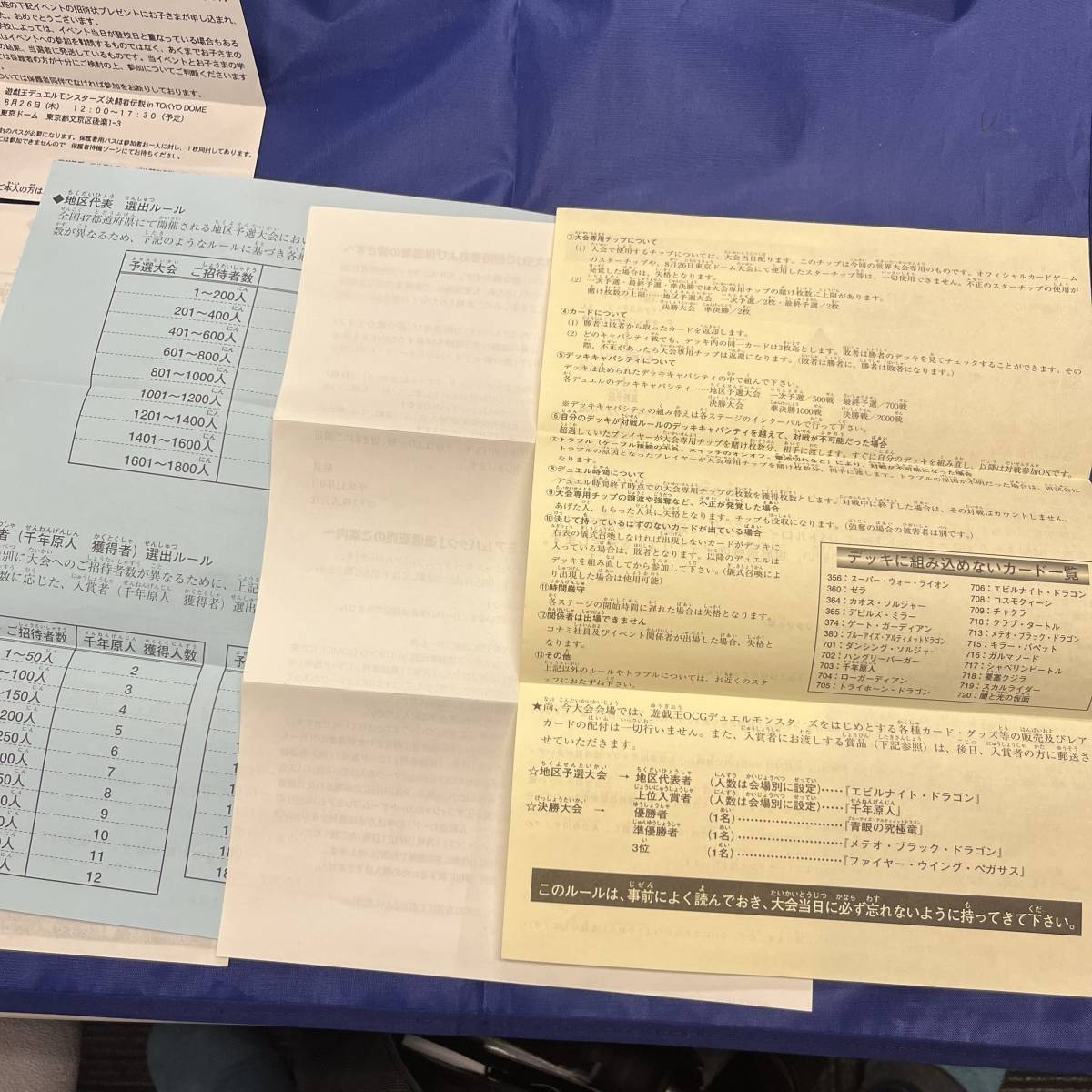 ☆遊戯王 デュエルモンスターズ 東京ドーム 1999年 in Tokyo ☆遊戯王 デュエルモンスターズ 東京ドーム 1999年 in Tokyo