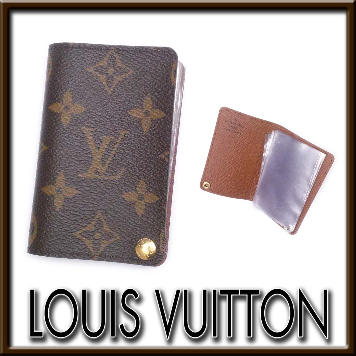 流行に LOUIS VUITTON◇ポルト・カルトパスヴェルティカル_モノグラム_