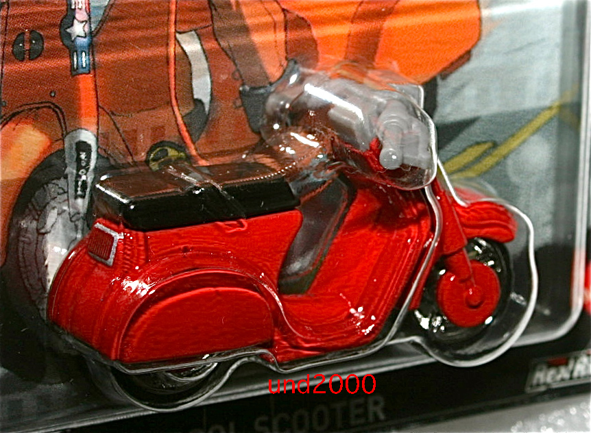 日本未発売 Hot Wheels Retro デッドプール Deadpool スクーター Scooter ベスパ Vespa マーベル Marvel レトロ エンターテイメント_画像4