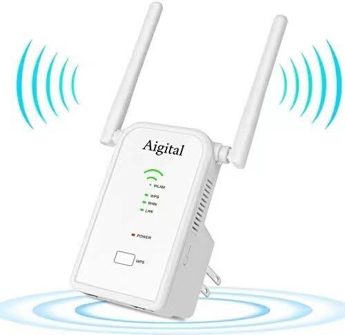 WiFi中継器2.4GHz周波数帯域で最大300Mbps
