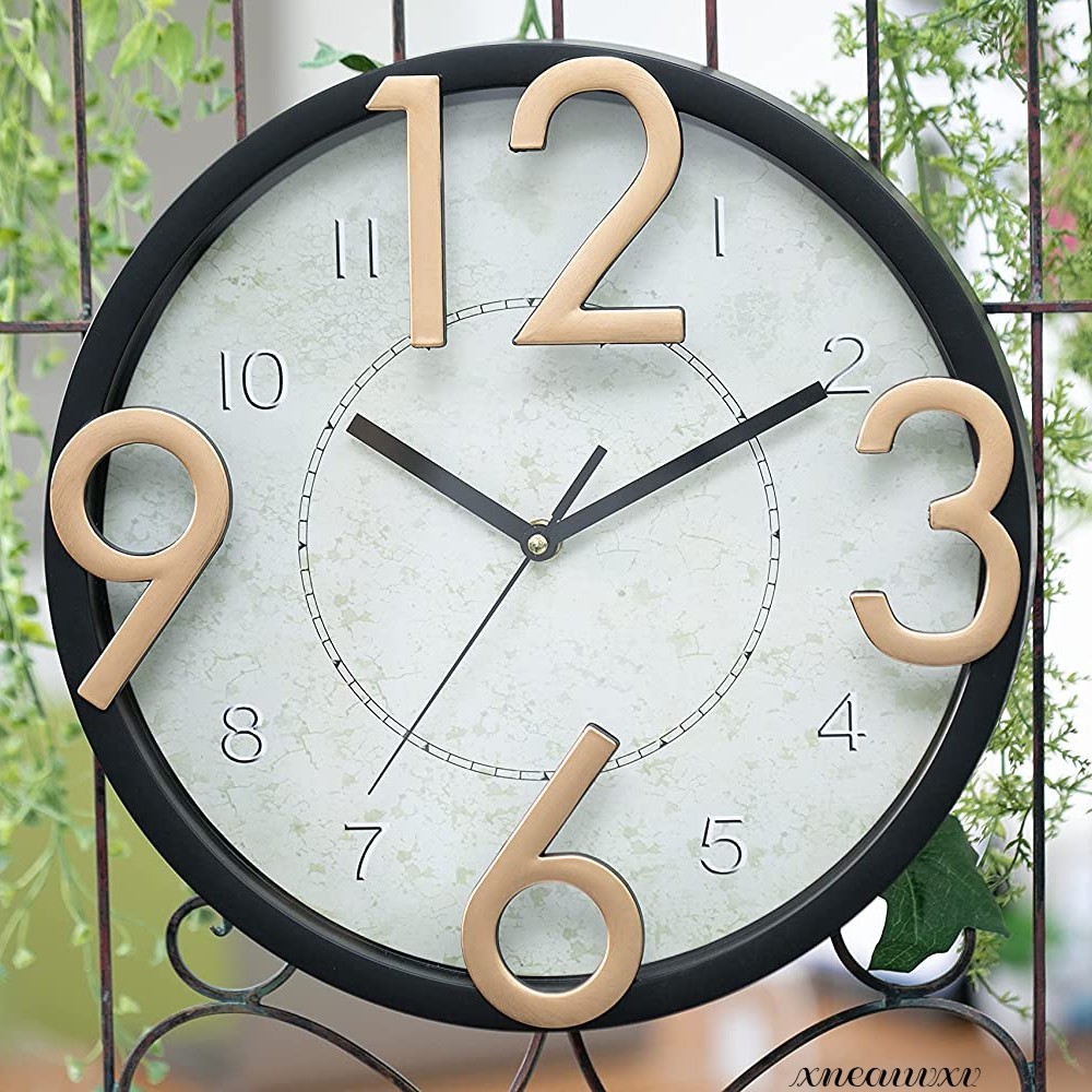イタリア 壁掛け時計 ウオールクロック アンティーク調 アナログ 卸直営