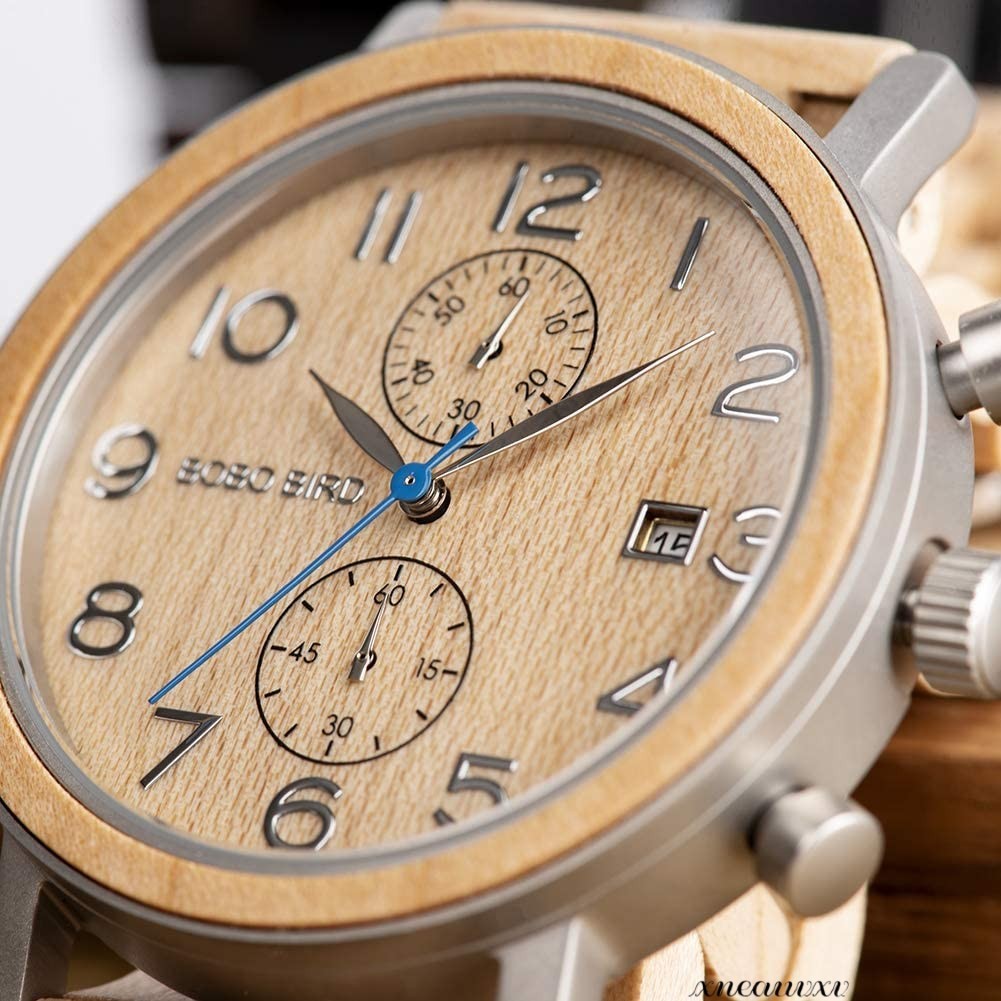 保証書付】 高級素材使用 木製腕時計 プレゼント 腕時計 男性 モダン