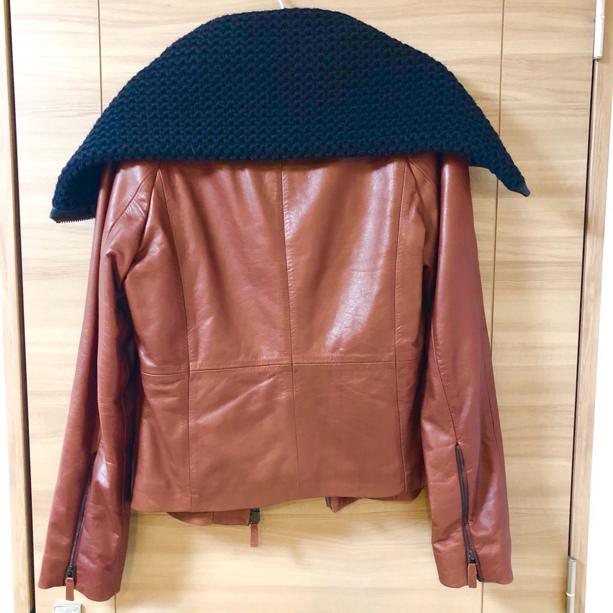 EMPORIO ARMANI エンポリオ アルマーニ レザージャケットライダース