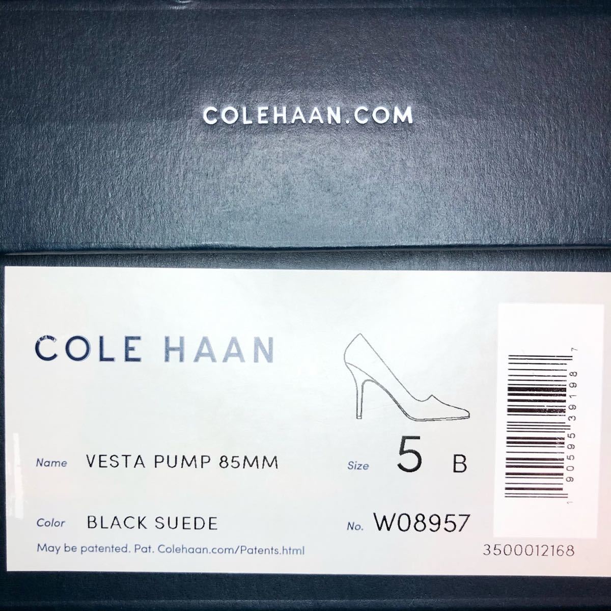 一度のみ使用】COLE HAAN コールハーン スウェード パンプス 黒