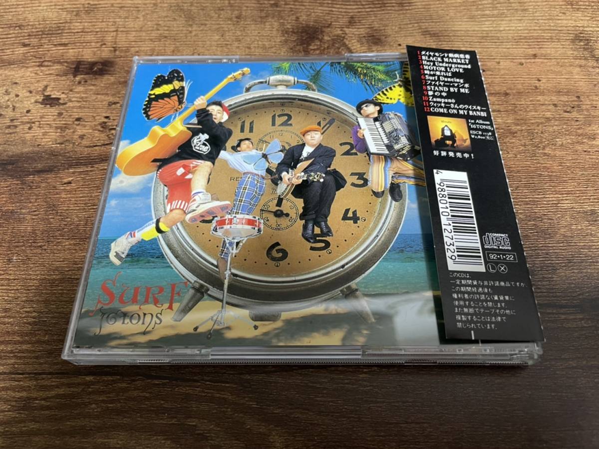 16TONS CD「サーフSURF」廃盤●_画像2