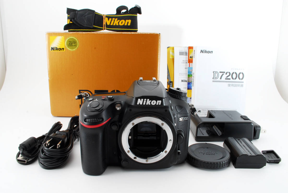 大得価新品 美品 Nikon ニコンD7200 デジタル一眼レフカメラ r5YwD