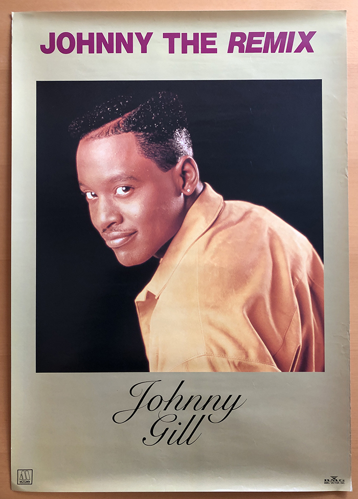 ジョニー・ギル／B2ポスター　Johnny Gill　JOHNNY THE REMIX_画像1