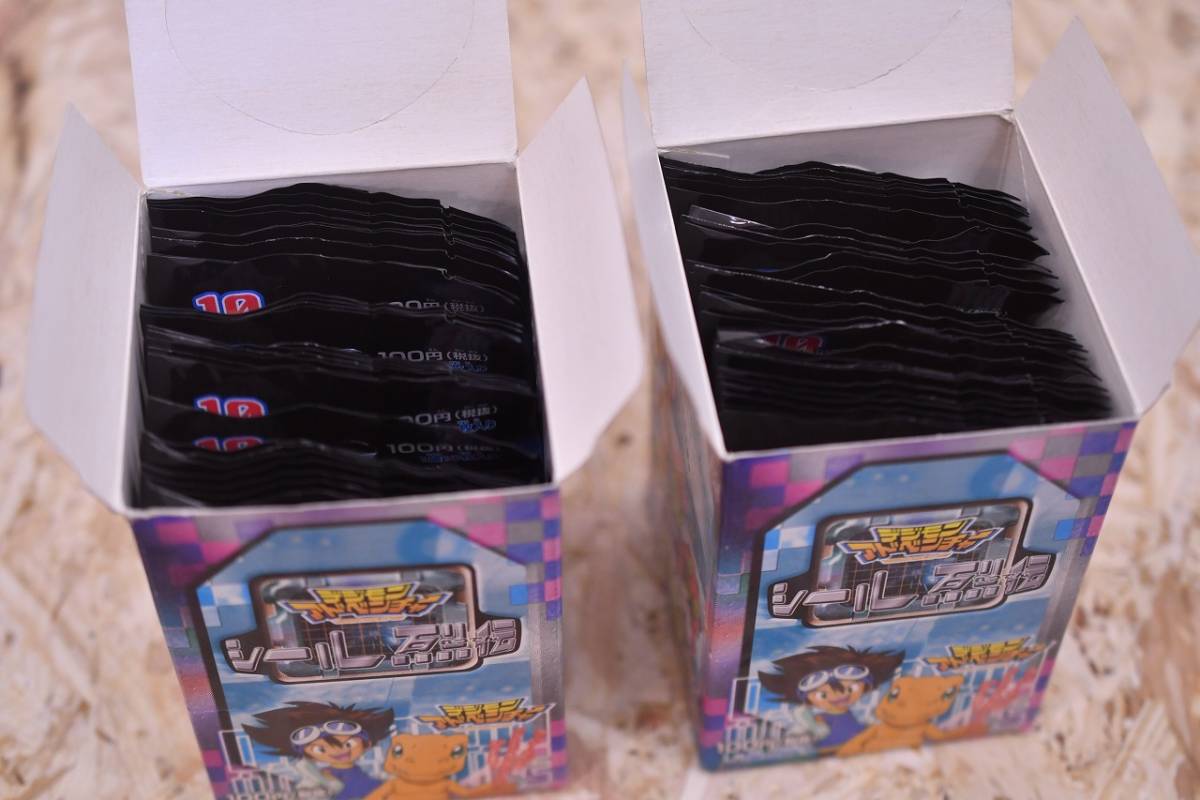 アマダ デジモン シール烈伝 新品未開封 box 30パック 2箱 アマダ デジモン シール烈伝 新品未開封 box 30パック 2箱