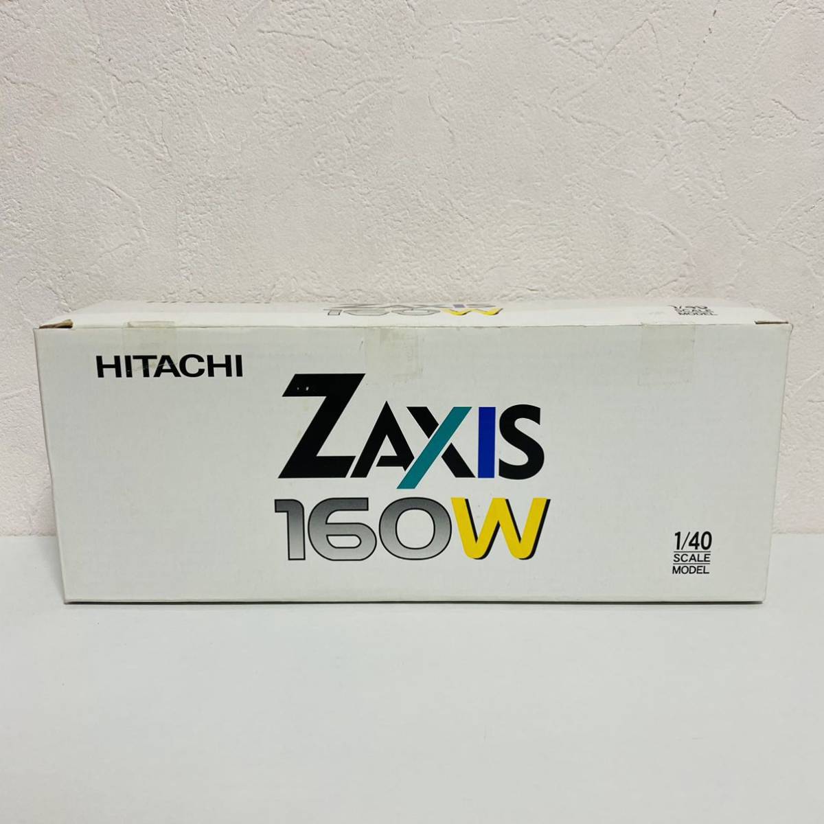 【美品】HITACHI 日立 ZAXIS 160W 1/40スケール ショベルカー ミニカー モデルカー