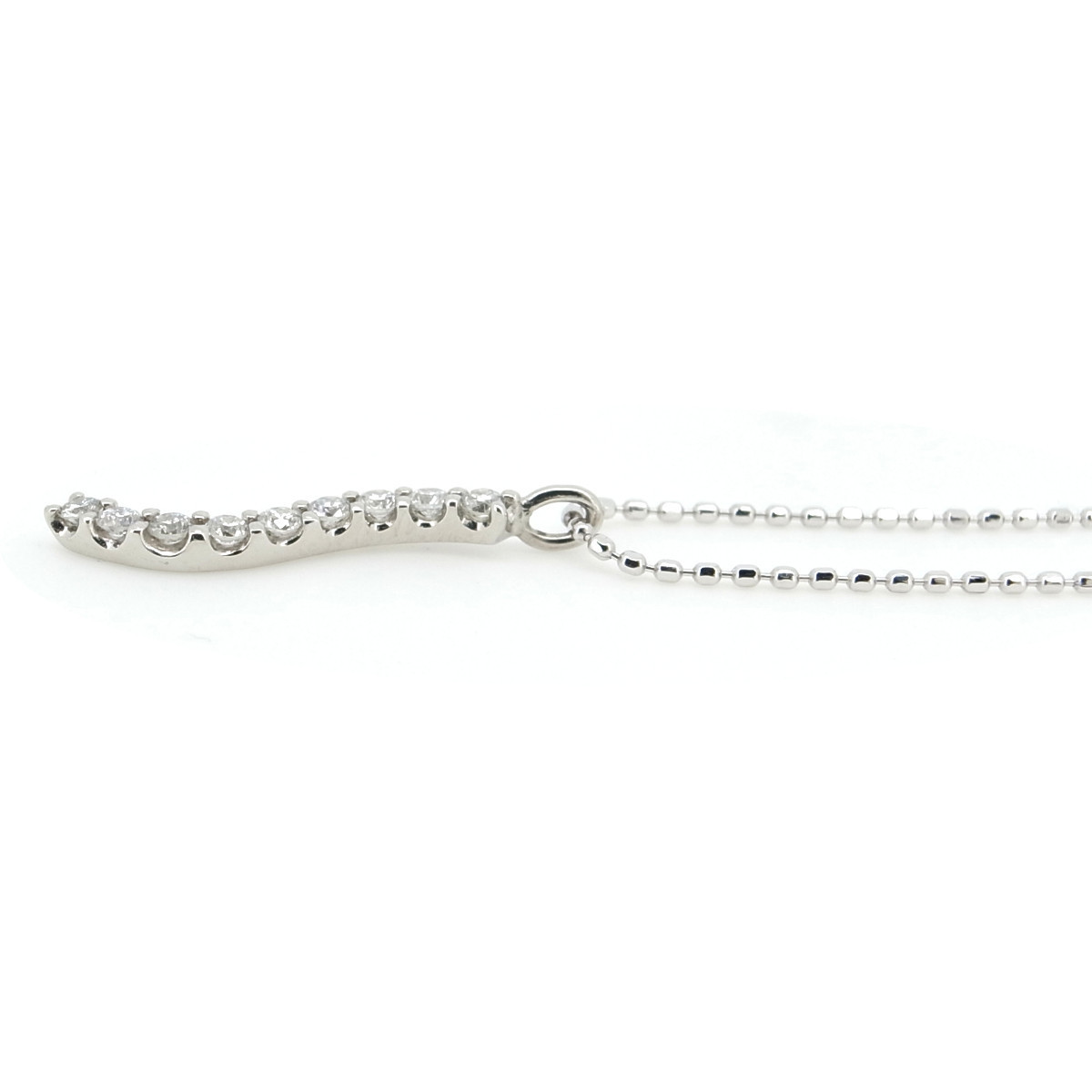 ヴァンドーム青山 ダイヤモンドネックレス 0.13ct PT950/PT850
