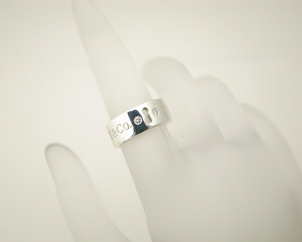 ティファニー ロックリング 指輪 ダイヤモンド 6号 SV925(シルバー) 質屋出品_画像7