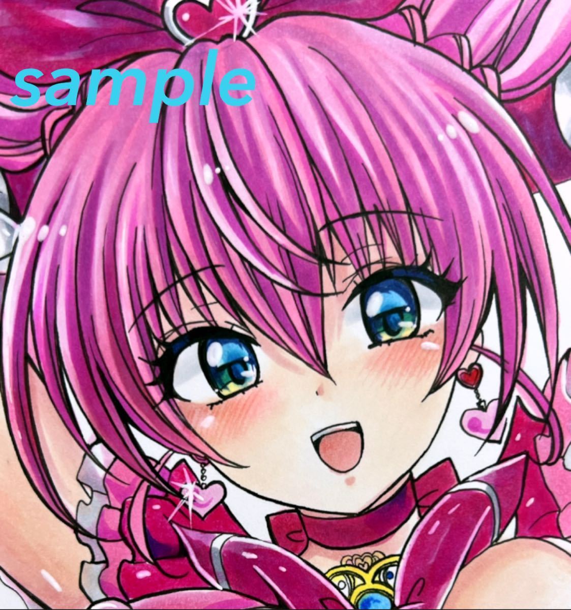 同人 手描きイラスト 『スイートプリキュア♪ 』キュアメロディ 同人 手描きイラスト 『スイートプリキュア♪ 』キュアメロディ