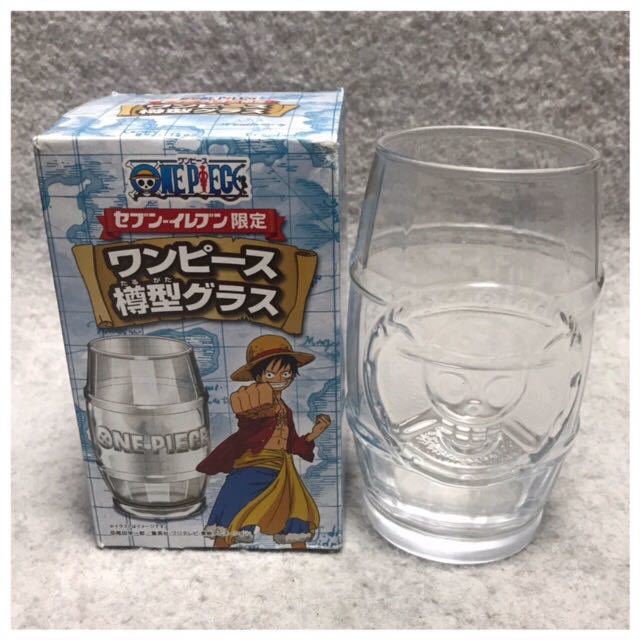 ワンピース 樽型グラス セブンイレブン限定・一番くじ～艷色グラス～E賞 2点セット