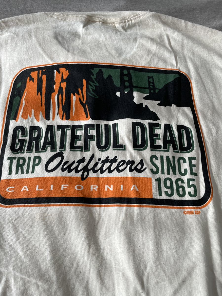 デッドストック グレイトフルデッド Tシャツ オフィシャル GRATEFUL DEAD TEE LARGE BAND 