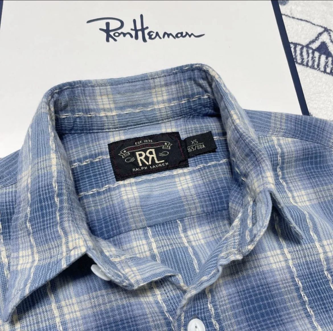 少量生産☆RRL☆チェックシャツ ロンハーマン RHC 入手困難 | www