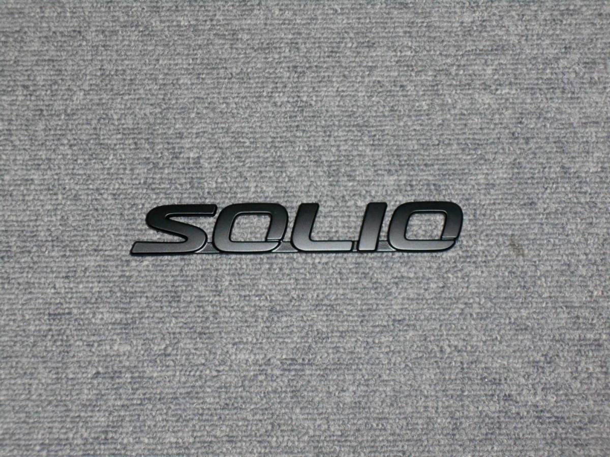 * Solio (MA37S)/SOLIO car name emblem ( mat black )