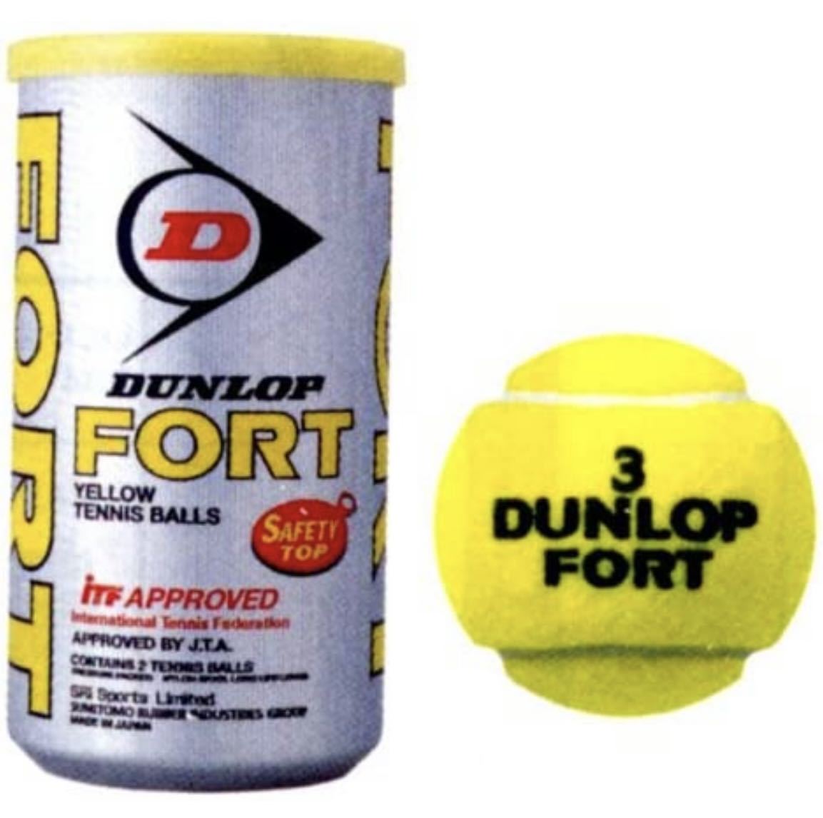 DUNLOP(ダンロップ) フォート 2球缶 53缶まとめて 硬式テニスボール