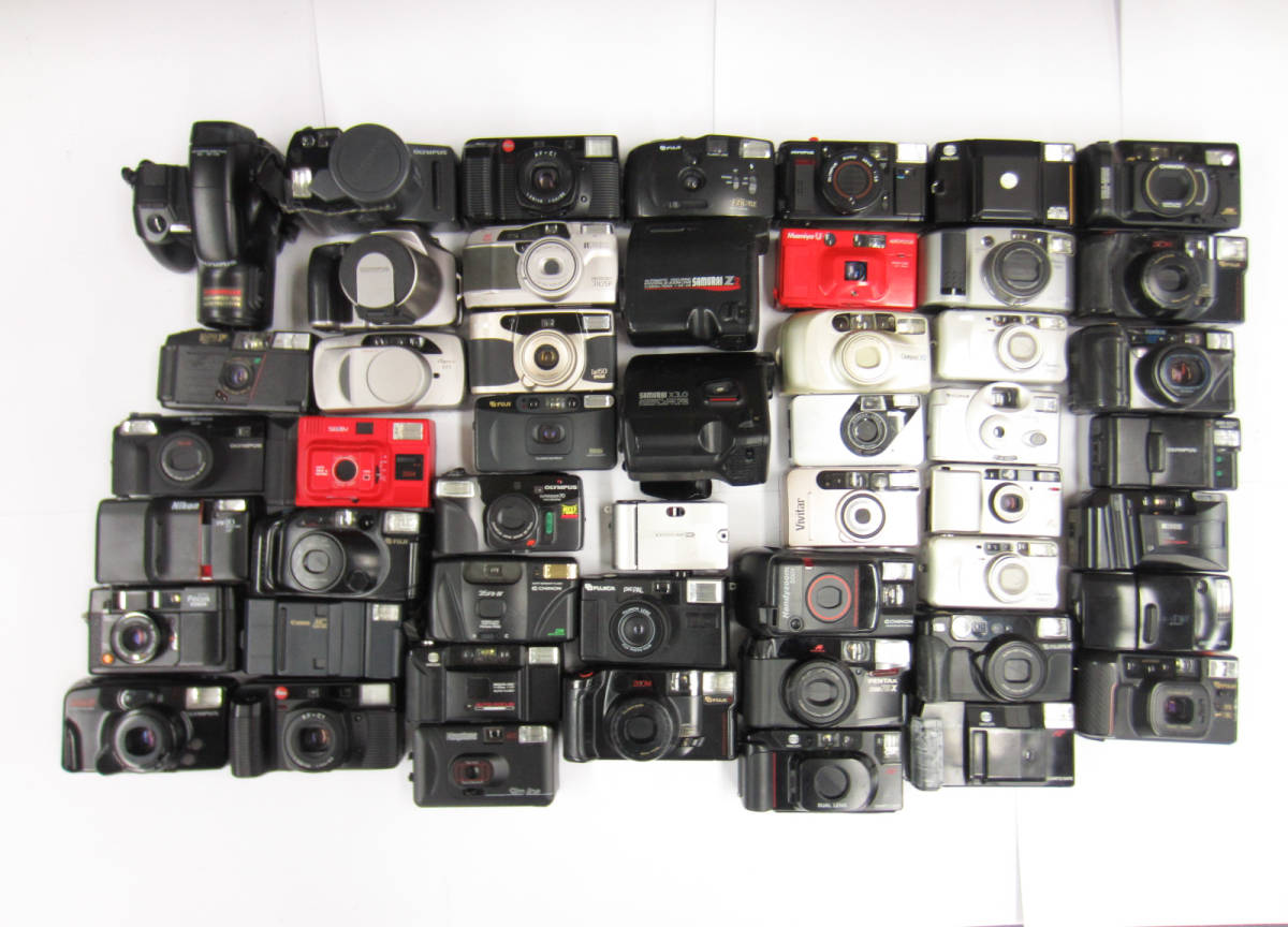 2281 ジャンク 激安通販専門店 カメラ FUJI ZOOM CARDIA 700 DATE Leica 50台 最大70％オフ！ MINOLTA AF-C1 同梱発送不可 150 Capios まとめて大量セット 動作未確認 S等
