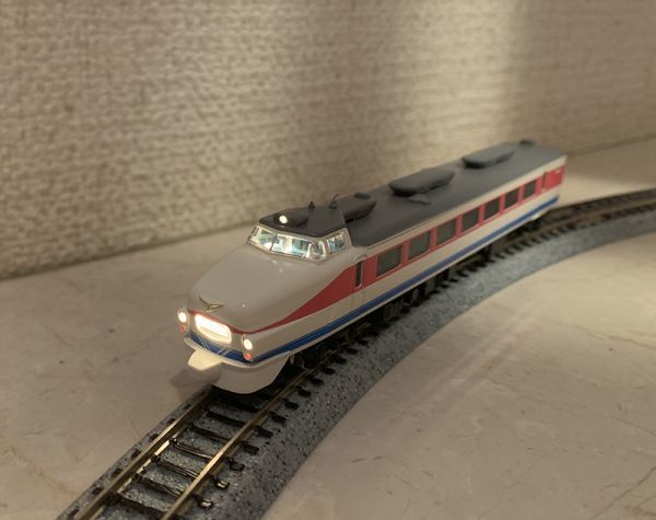 1円スタート Nゲージ 鉄道模型 JR 489系 特急電車 白山 基本セット 