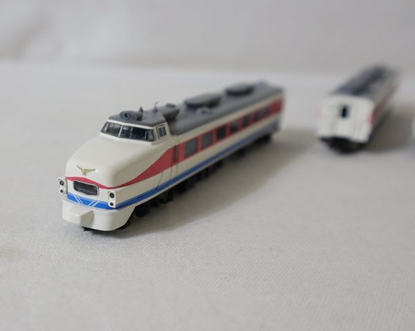 1円スタート Nゲージ 鉄道模型 JR 489系 特急電車 白山 基本セット 