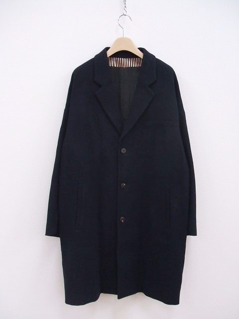 【返品不可】 2-0212T♪ VISVIM F87104 ビズビム/ヴィズヴィム ネイビー コート チェスター V0121205013013 新品 定価176000円 (W/L) COAT HAMMONS ジャケット、上着