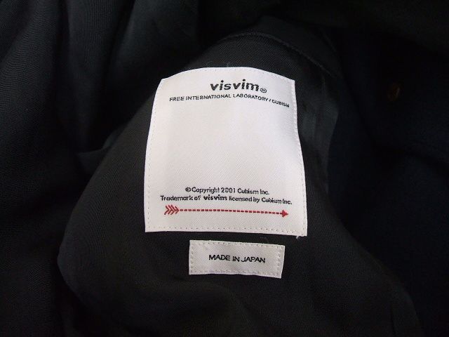 2-0212T♪ VISVIM HAMMONS COAT (W/L) 定価176000円 新品 V0121205013013 チェスター コート ネイビー ビズビム/ヴィズヴィム F87104_画像5