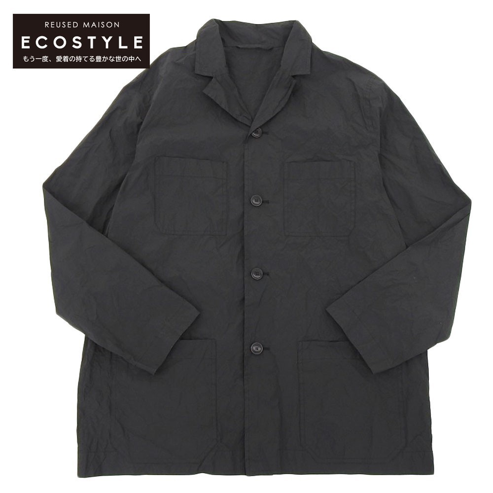 美品 CASEY CASEY ケイシーケイシー VERGER BIS SHIRT メンズ ブラック