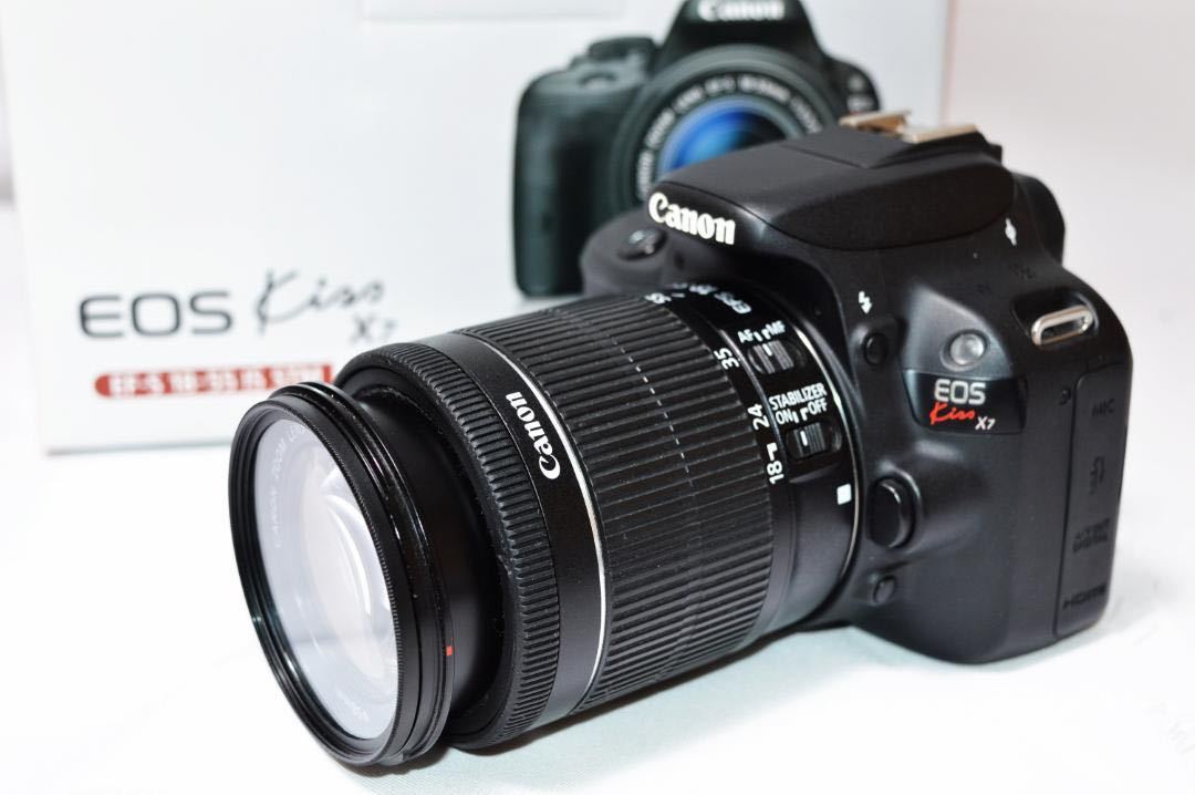 美品Canon EOS kiss X7軽量・コンパクト初心者おすすめ カメラ